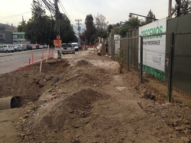 Clínica Tabancura - Soterramiento de redes eléctricas